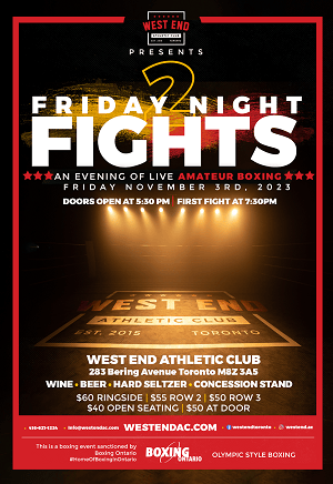 Friday Night Fights Is Back!