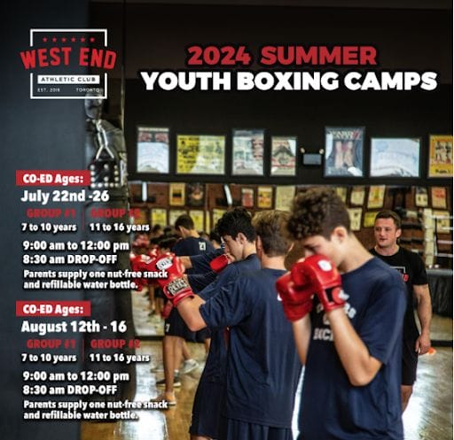 2024 Summer Youth Boxing Camps!